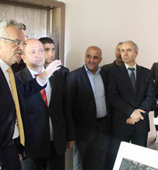 Sayın Valimiz Vahdettin Özcan Süleyman Demirel Fen Lisesi Yurdu İnşaatında İncelemede Bulundu